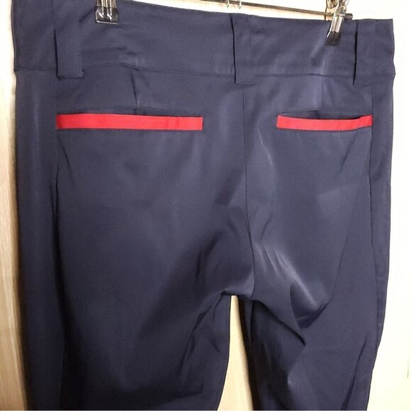 Antigua Desert Dry Navy Pants Red Piping 6 - Picture 6 of 11